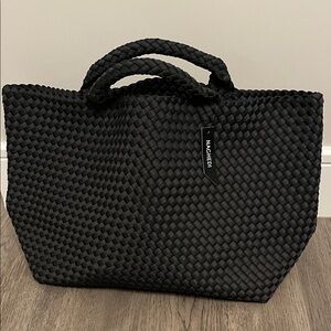 Naghedi St. Barths Large Tote bag. Ash. Charcoal gray. New with tags.